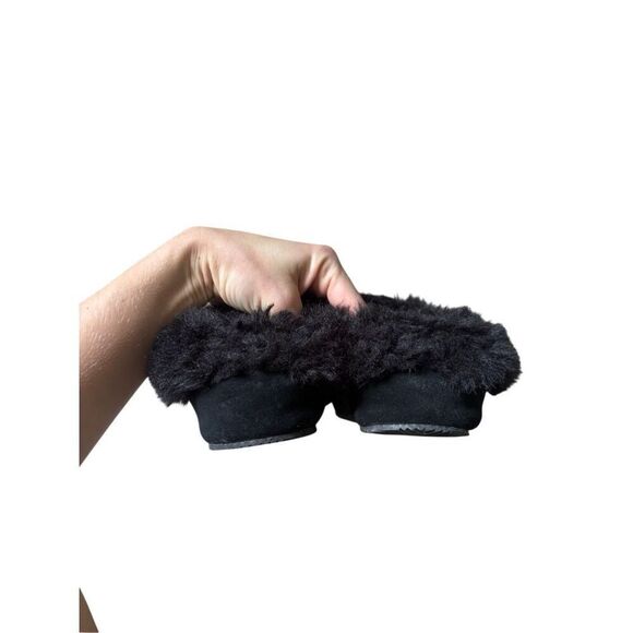 Sorel Go Coffee Run Faux Fur Slippers size 8 Black - Picture 10 of 10